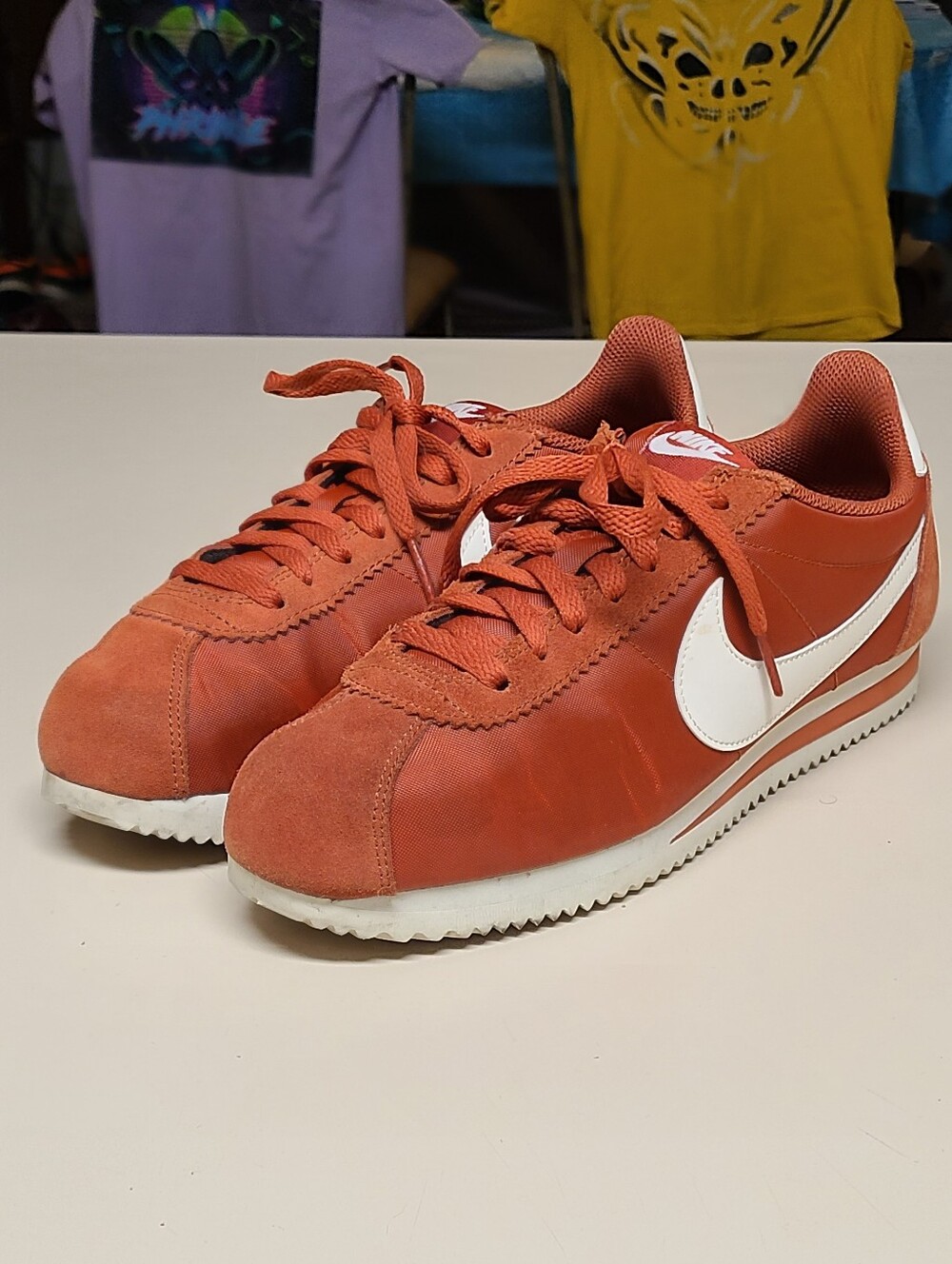 Nike Classic Cortez Nylon Firewood casual low top sneakers size 9.5